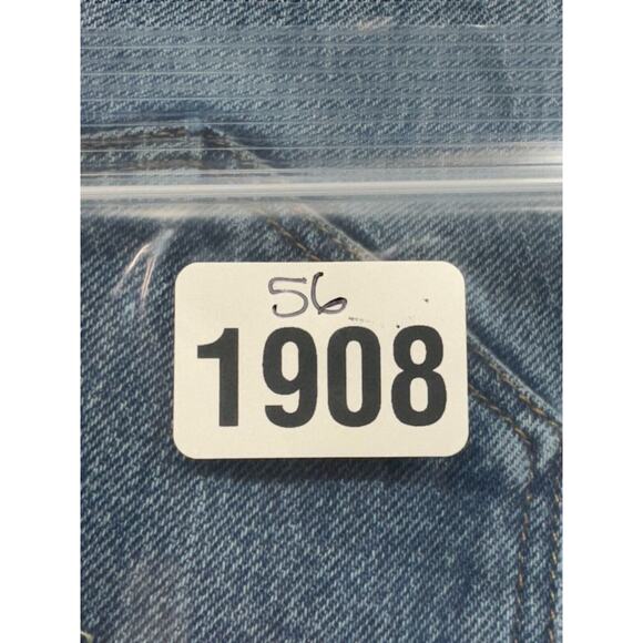 Levis Jeans Mens 34x30 Blue Straight Leg 501 XX Button Fly Medium Wash Denim - Picture 16 of 16